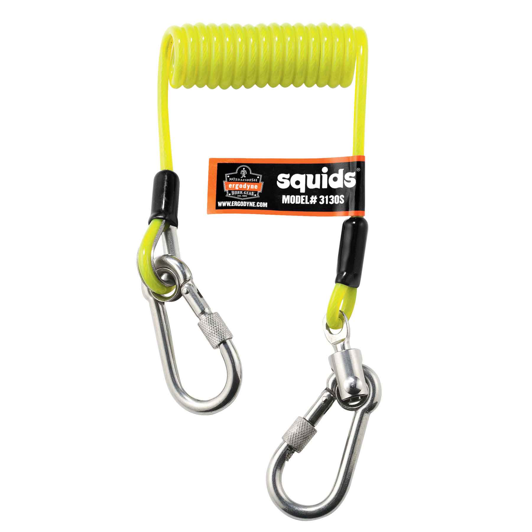 Squids 3130S Coiled Cable Tool Lanyard - 2LBS