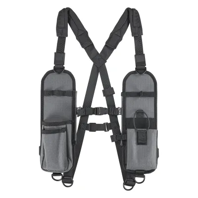 Squids 3144 Dual Shoulder Radio Holster - Breakaway Design, Barcode Scanners
