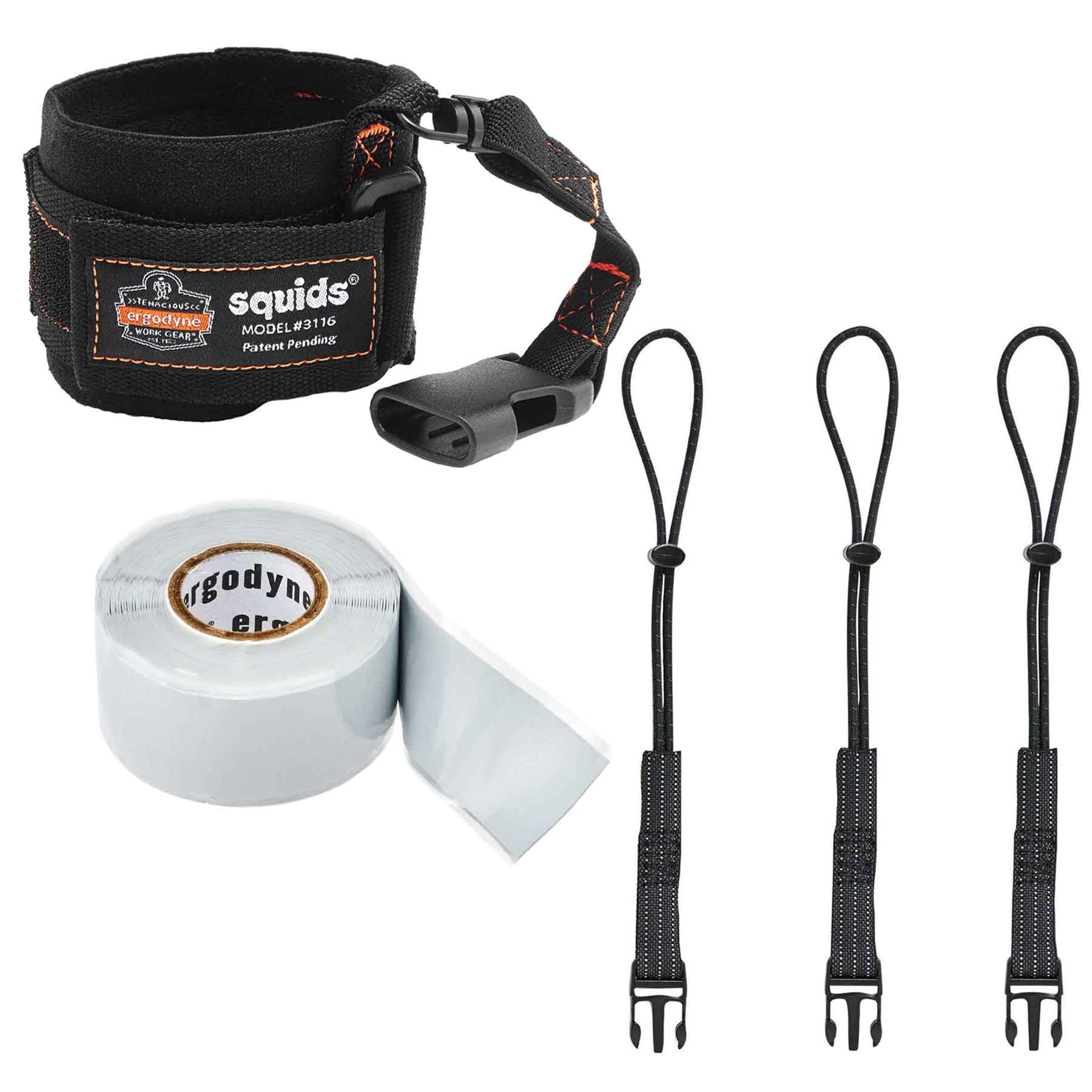 Squids 3192 Wrist Lanyard Tethering Kit - 3LBS