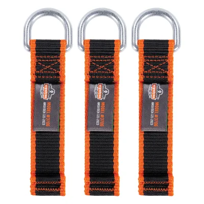 Squids 3706 Web Tool Tether Attachment - D-Ring Tool Tails - 5LBS // 2.3kg (3-Pack)