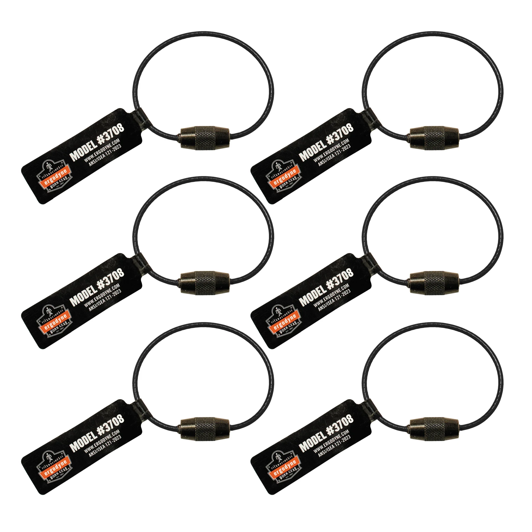 Squids 3708 Wire Tool Attachment - Screw Gate Tool Tail - 3LBS / 1.4kg (6-Pack)