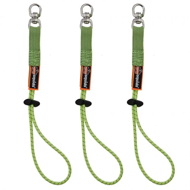 Squids 3713 Elastic Tool Tether Attachment - Loop Tool Tails Swivel - 10LBS