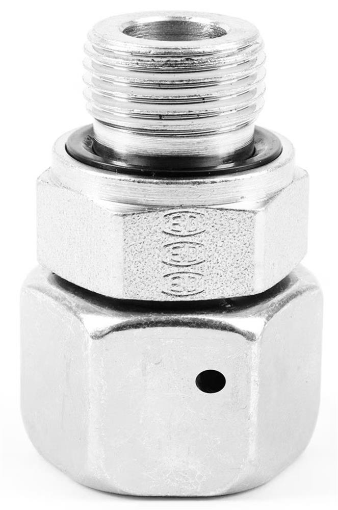 Ermeto EGE Straight Insertion adjustable steel chromated BSPP light - 42mm, 1 1/4", 250bar