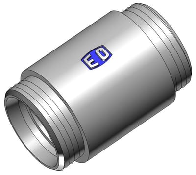 Ermeto ESV Weld Bulkhead Fitting steel light - 18mm, 18mm, 400bar