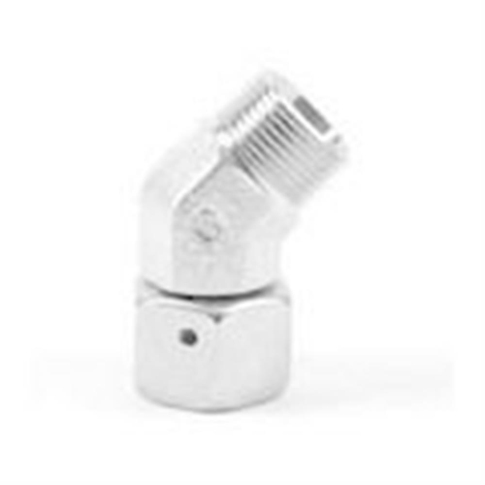 Ermeto EV Adjustable Angle Connector adjustable acid-resistant light - 15mm, 15mm, 315bar, 45°