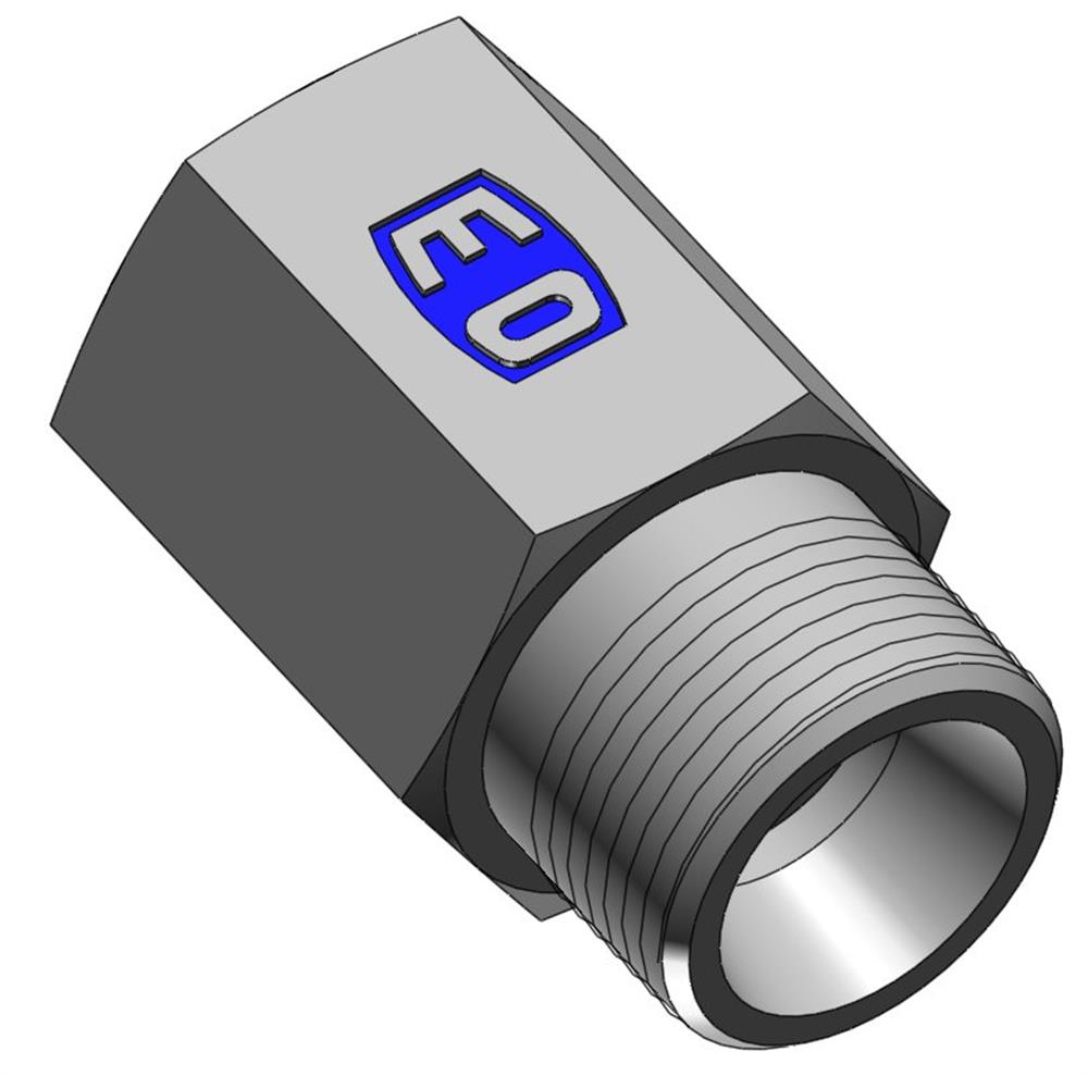 Ermeto GAI Straight Attachment steel chromated BSPP light - 35mm, 1 1/4", 160bar
