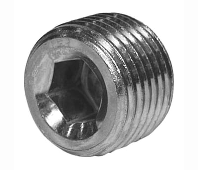 Ermeto HHP-S End Cap nipple/internal hex steel NPT - 1/8"