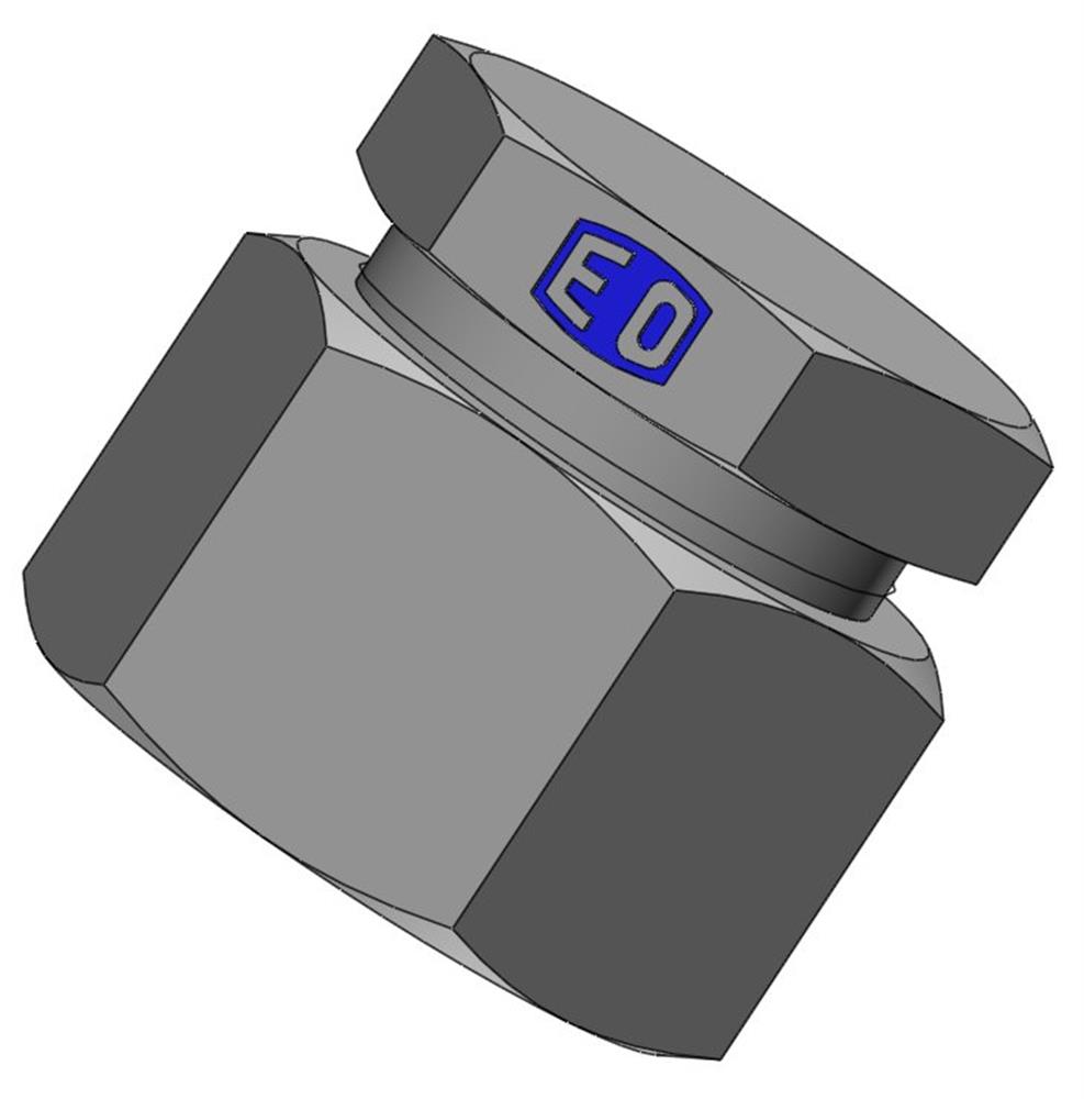 Ermeto ROV Blind Plug complete steel chromated light - 42mm, 160bar