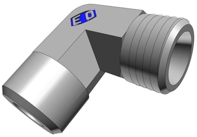 Ermeto WE Angle Insertion steel chromated BSPT light - 18mm, 1/2", 315bar, 90°