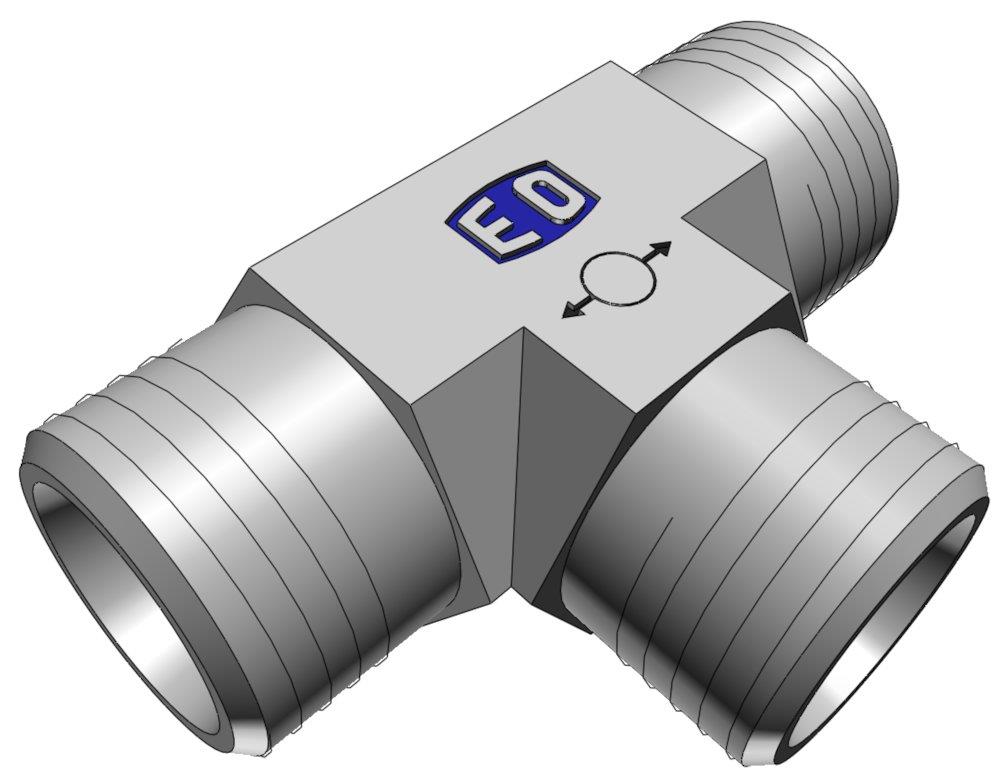 Ermeto WV Reversing Valve steel chromated light - 10mm, 10mm