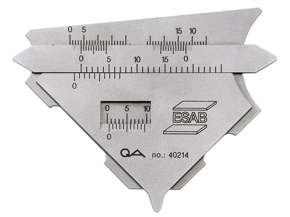 Esab Klasse 2 Edge Weld Gauge calibrated - 0-15 mm