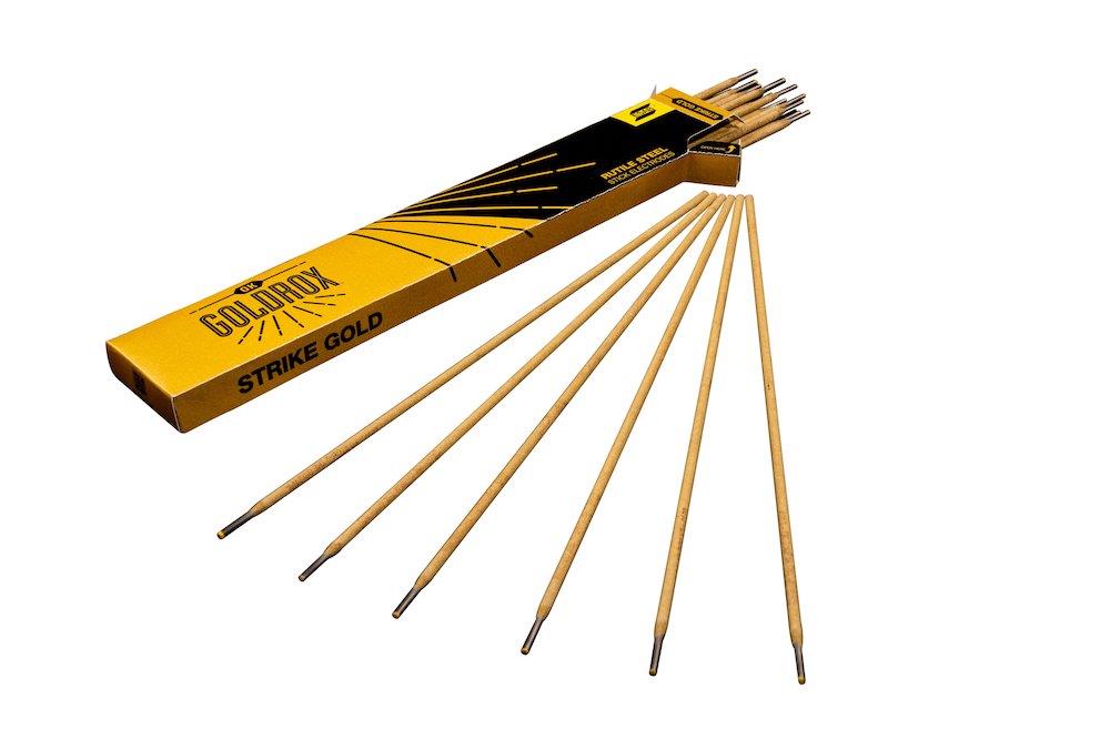 Esab OK GoldRox Electrode - 4mm, 350mm, 1kg, 20kg, Alm unalloyed steel