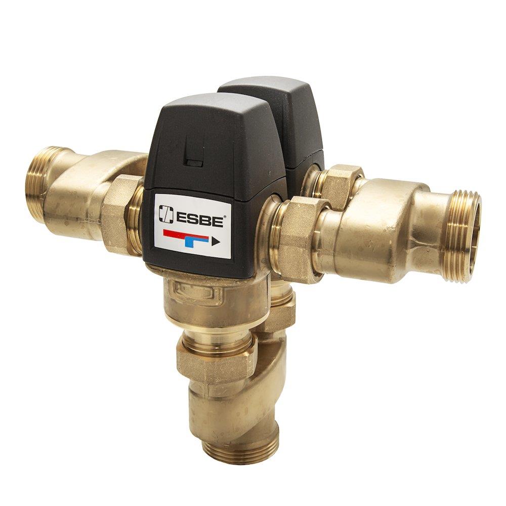Esbe UPTT500 Mixing Valve thermostatic - Nipple, 1 1/4", 6.1M³/h, 45°C, 65°C, 25