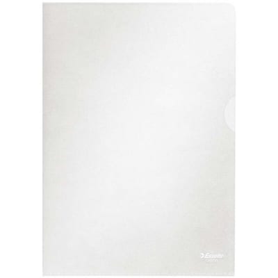 Esselte Plastic Cover - 100PCS, A5, Clear