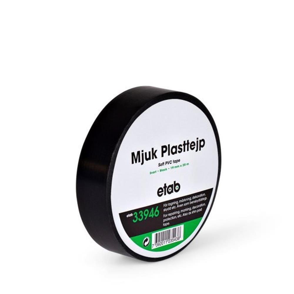 Etab PVC Tape black - 25mm, 20M, 0,19mm