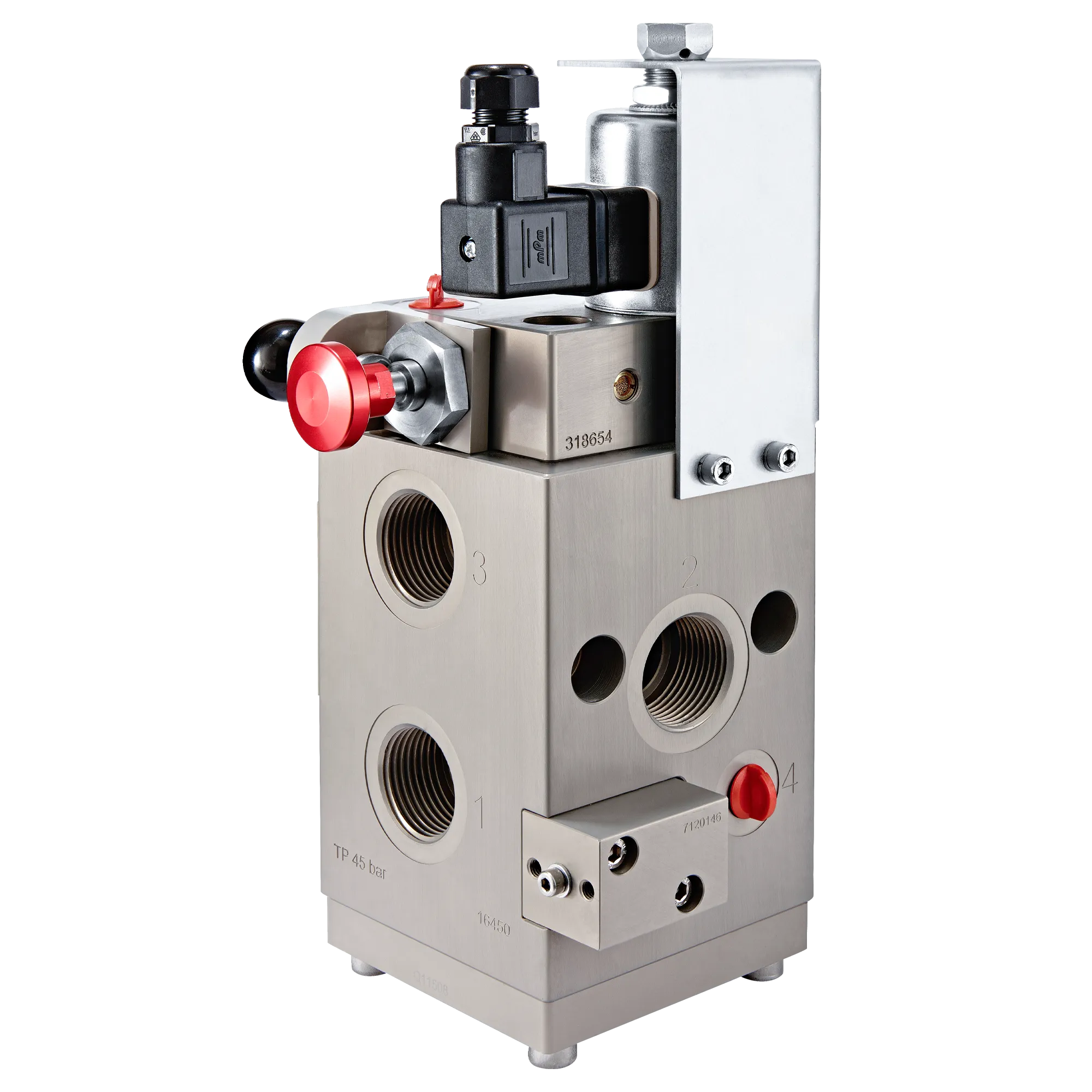 Eugen Seitz — Pre-Blow Valve, 3/8" Port, 40 bar, 24 VDC