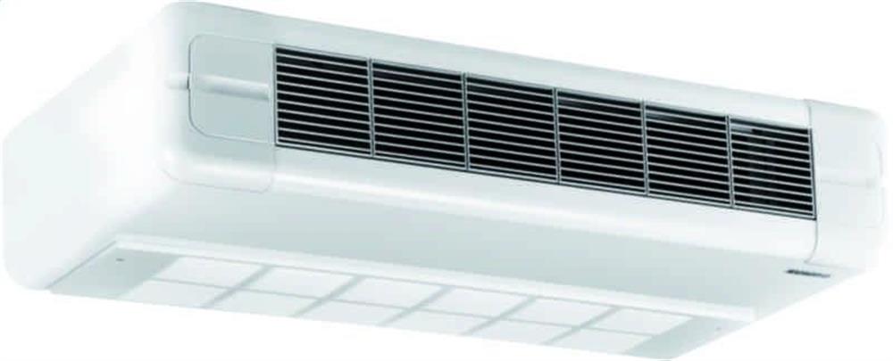 Eurapo Sigma 520 fan coil, horizontal ceiling-mounted, frontal air discharge, EC inverter motor, 3-row coil, no valve fitted, 5.05 kW cooling, 5.76 kW heating, 26–47 dB(A), ESTSH/AF520-3R+OPTV20W