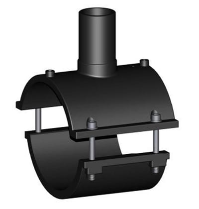 Eurostandard Electrical Tapping Saddle - 200mm, 16bar, 63mm 8028742027187