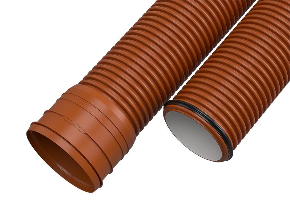 Evopipes Evosan Sewer Pipe with GI-ring PP - 250mm, SN8, 3000mm
