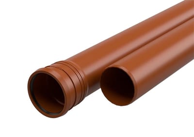 Evopipes RIGID MONO Sewer Pipe PP - 400mm, SN8, 2000mm, EN 1852