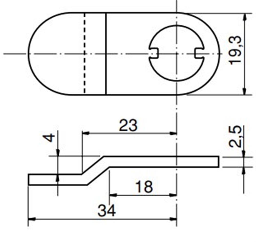 EVVA Cam piece model 448790 Horizontal