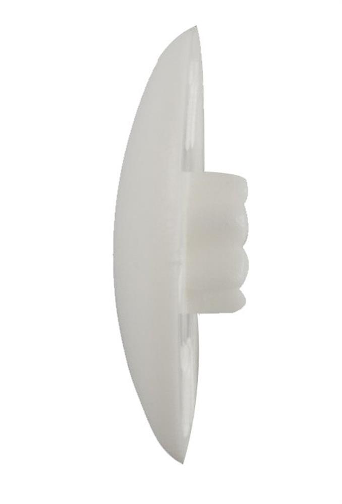 Expandet Cover Cap white (RAL 9010) - 16mm, 100PCS
