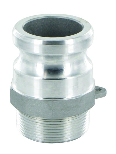 F Cam coupling aluminium nipple han - 1 1/4", 1 1/4"