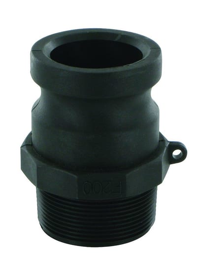 F Cam coupling PP nipple han - 2", 2"