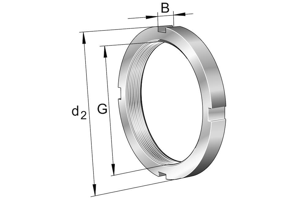 FAG KM 6 Nut - 30mm, 45mm, 7mm
