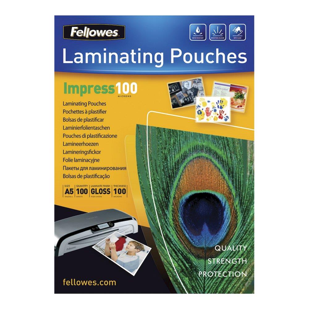 Fellowes Laminating Pouch A5 - 100PCS
