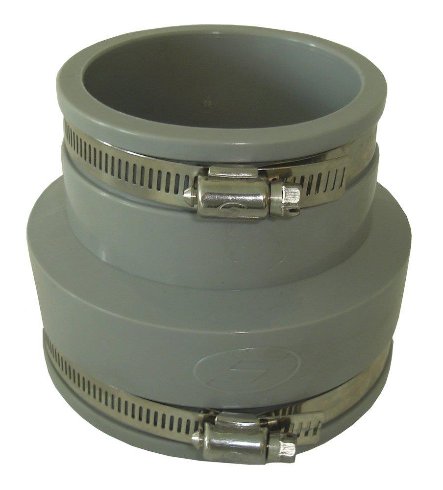 Fernco Transition stainless clamp - 38mm, 45mm, 30mm, 38mm, Various pipe