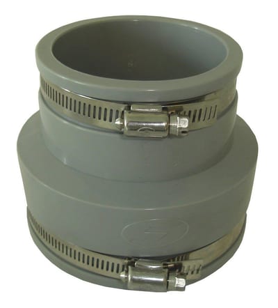 Fernco Transition stainless steel clamp - 102mm, 112mm, 75mm, 85mm, Various pipe