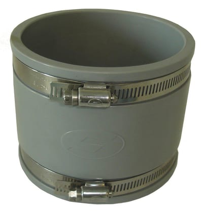 Fernco Transition stainless steel clamp - 60mm, 68mm, 60mm, 68mm, Various pipe