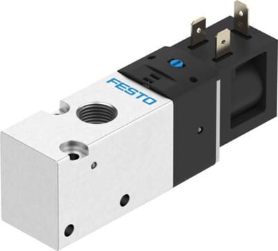 Festo VUVS-LK25 3/2 Solenoid Valve G1/4 24VDC