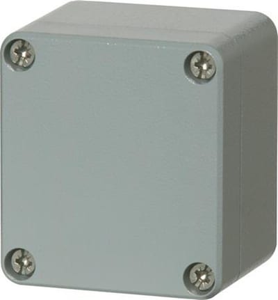 Fibox ALN060605 Box - EURONORD, 66 x 60mm, 46mm, grey, Aluminium