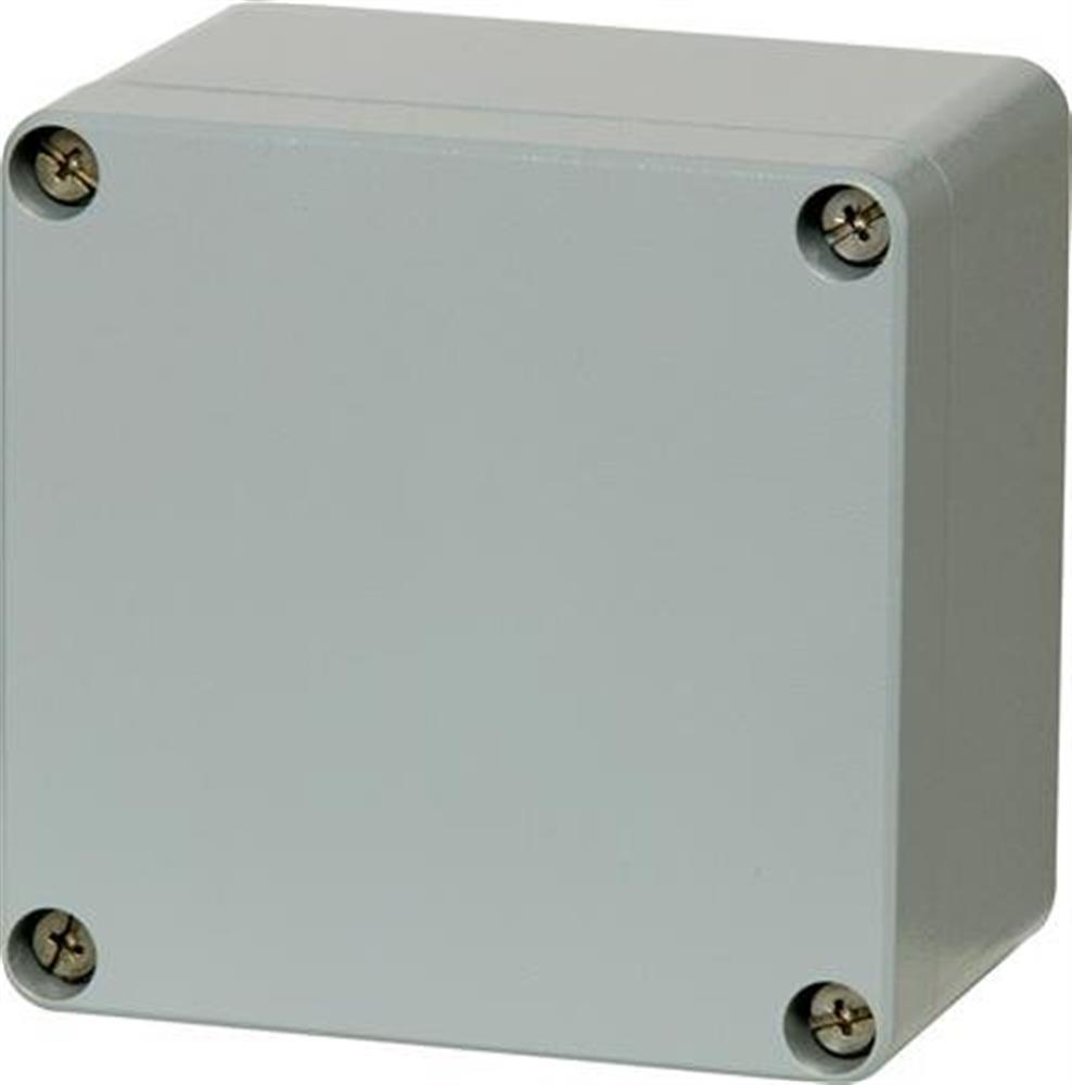 Fibox ALN121208 Box - EURONORD, 124 x 125mm, 81mm, grey, Aluminium