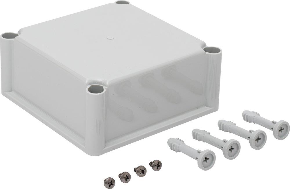 Fibox EKH80-G Lid - EK, 190 x 190mm, 80mm, grey, PC ( Polycarbonat )