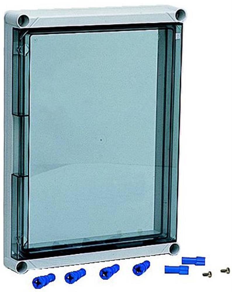 Fibox EKIN3305HT Hinged Lid - SLN 33, 320 x 320mm, 50mm, Transparent, PC ( Polycarbonat )