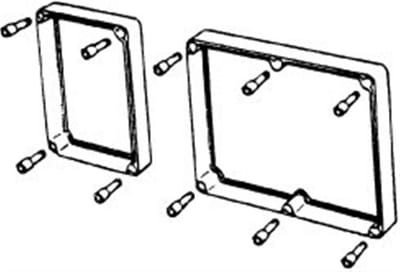 Fibox EKUZR Intermediate Frame - EK, 380 x 560mm, 50mm, grey, PC ( Polycarbonat )