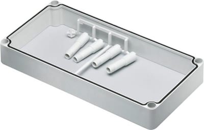 Fibox EXTP6060 Intermediate Frame - SOLID, 600 x 600mm, 60mm, grey, PE ( Polyester )