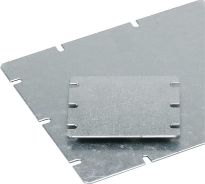 Fibox MP6030 Mounting plate - SOLID 600X300, 550 x 249mm, steel ( Galvanised )