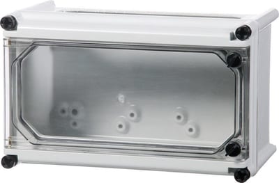 Fibox P301905HT Hinged Lid - SOLID, 185 x 300mm, 45mm, Transparent, PE ( Polyester )