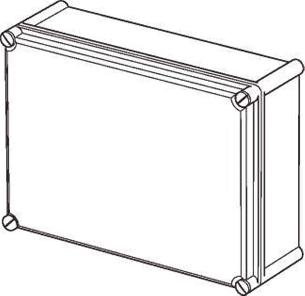 Fibox PC3828 Box Base - EK, 280 x 380mm, 100mm, grey, PC ( Polycarbonat )
