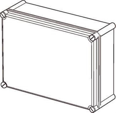 Fibox PC3828 Box Base - EK, 280 x 380mm, 100mm, grey, PC ( Polycarbonat )