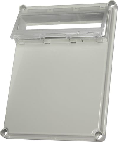 Fibox TGL13-1 Hinged Lid 1X13 module - EK, 280 x 560mm, 40mm, grey, PC ( Polycarbonat )