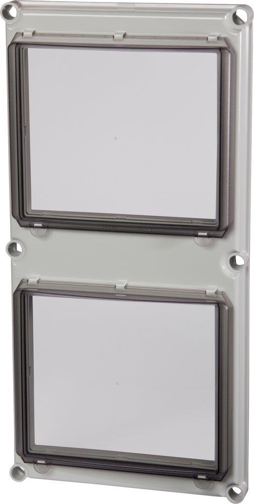 Fibox TGL24II-2 Hinged Lid - EK, 280 x 560mm, 60mm, grey, PC ( Polycarbonat )