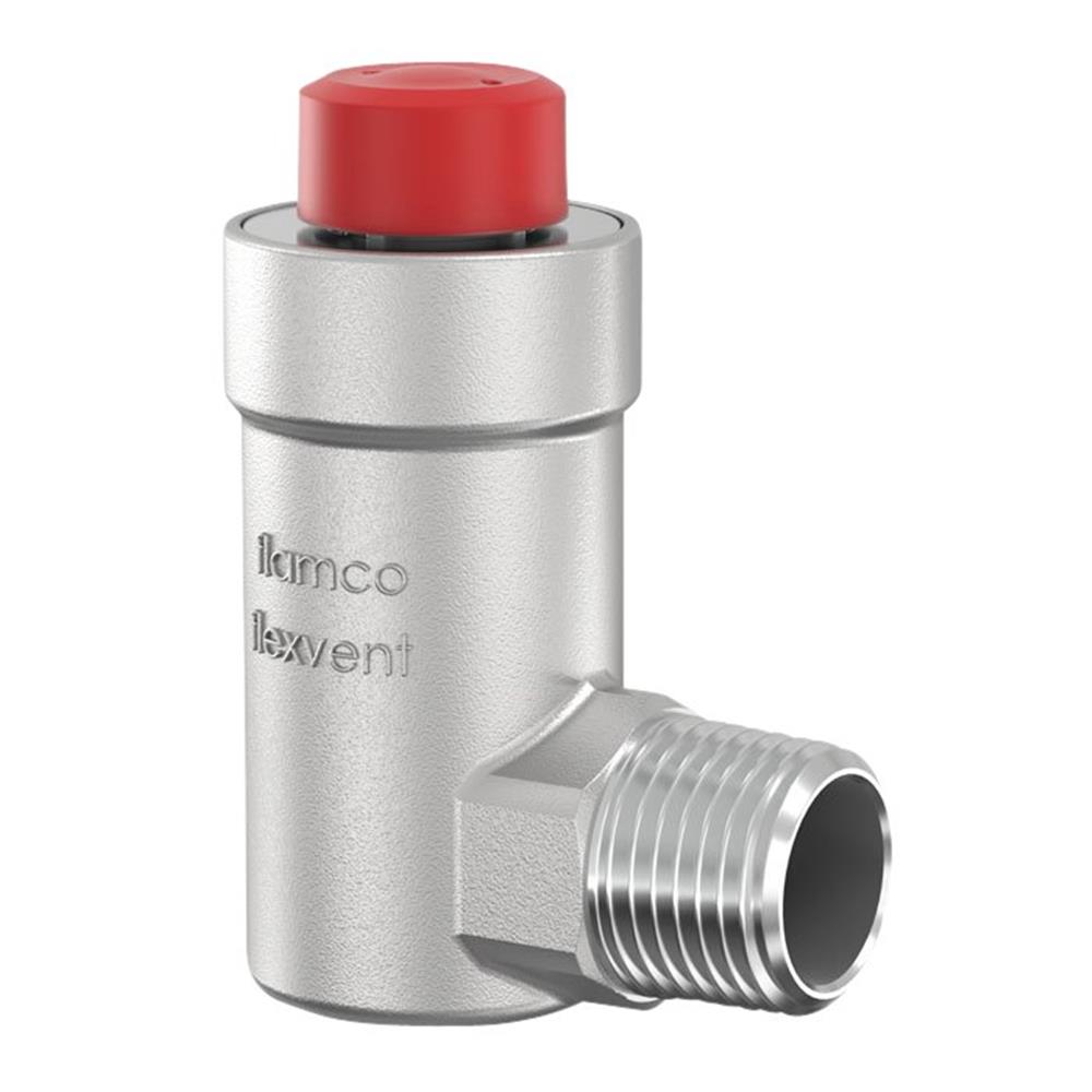 Flamco Flexvent Air Vent - 1/2", 10bar, 0°C, 120°C 1092196