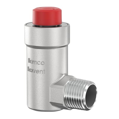 Flamco Flexvent Air Vent - 1/2", 10bar, 0°C, 120°C 1092196