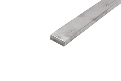 Flat steel acid-resistant rolled/pickled EN 4404 - 25mm, 10mm, 6M, 1.96KG/m