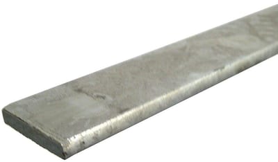 Flat steel galvanized S235JR +AR - 80mm, 5mm, 6.1M, 3.372KG/m